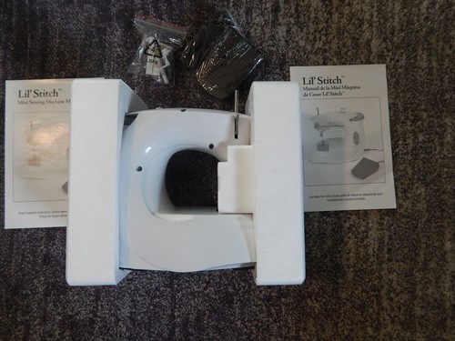 NEW! "DRITZ" Lil' Stitch Mini Cordless Sewing Machine w/Foot Pedal & Acessories - Picture 2 of 4