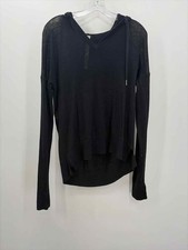 Pre-Owned Lululemon Black Size 8 Hooded Sweater