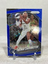 2025 Panini Prizm WNBA DiJonai Carrington #9 Blue Velocity Prizm Minnesota Lynx