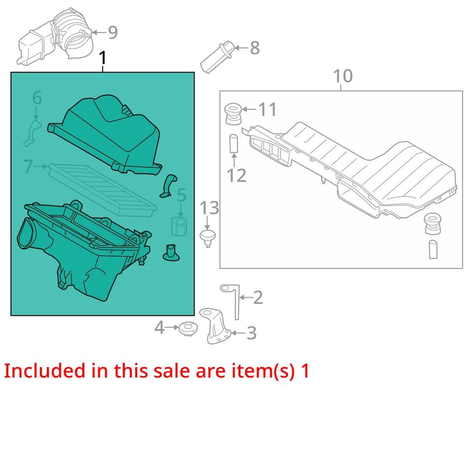Filtro de aire compatible con 15-24 MURANO 3045033 Foto 3 de 4