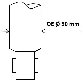 Amortisseur KYB 5550001 anti-roulis haute pression monotube