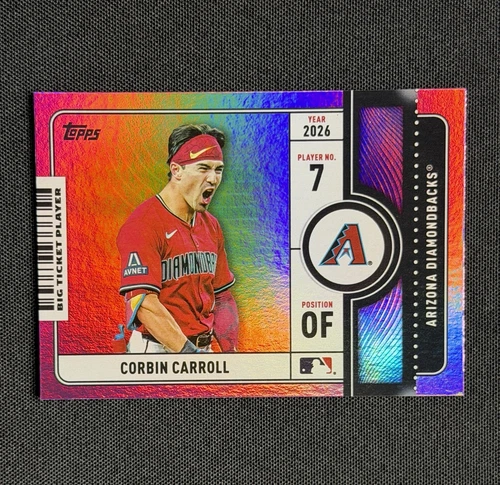 2026 Topps Series 1 Corbin Carroll Base (RAW)