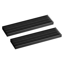 2PCS M.2 22110 Nvme SSD Heatsink Cooler with Thermal Pad Alloy Aluminum Black