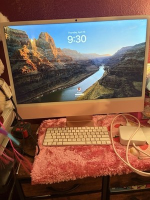 Apple iMac 24-inch M4 Pink 8-core CPU 8-core GPU 16GB RAM 256GB SSD All-in-One