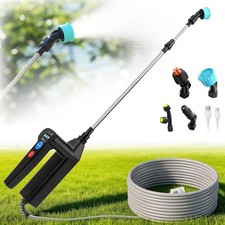 Battery Powered Sprayer Wand with 32.8FT Extended Hose, Electric Garden Spray...