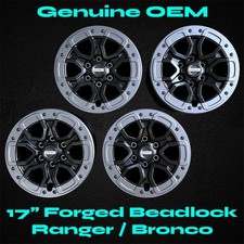 Clean Set 17 Wheels For Ford Ranger Raptor 2024-2026 Forged Beadlock Oem Rims Clean Set 17 Wheels For Ford Ranger Raptor 2024-2026 Forged Beadlock Oem Rims