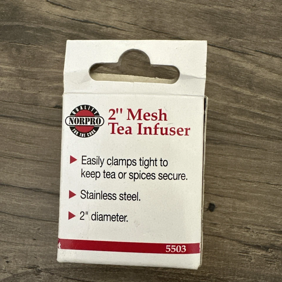 Infusor de té Norpro en caja original para tetera o taza nuevo Foto 2 de 2