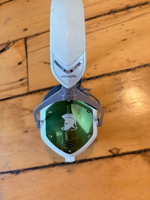V-MODA Crossfade M-100 Over-Ear DJ Headphones - White Silver Wired