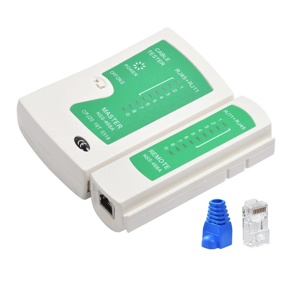 Pass Through RJ45 Crimp Tool Kit Ethernet Crimper CAT5 Cat5e Cat6 Crimping Tool - Image 4 of 4