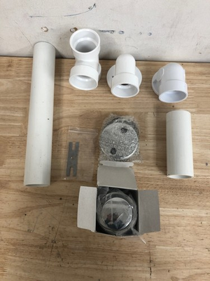 #ad PROFLO PFWO300 1 1 2quot; PVC Tub Drain Trim Fitting Toe Tap Chrome $24.74