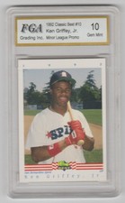 KEN GRIFFEY JR. 1992 Classic Best NATIONAL CONVENTION PROMO #10 Gem Mint FGS 10