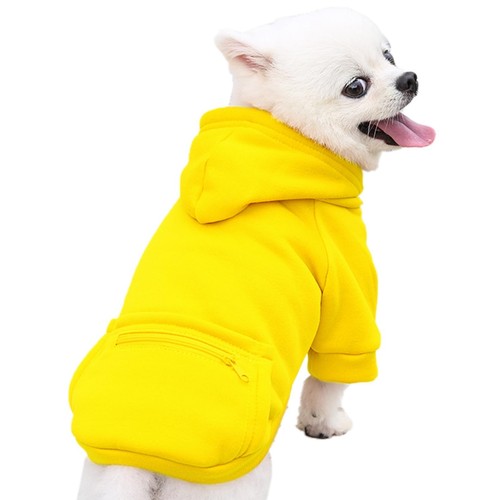 Pet Dog Cold Weather Coat with Pocket Winter Dog Hoodie Warm Puppy Clothes fo... - Picture 2 of 7