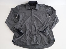 Autograph Pure Cotton Formal Shirt 41 16 Gray Long Sleeve