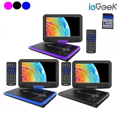 11.5'' Tragbarer DVD-Player mit 9,5'' HD-Drehbildschirm ideal fürs AutoZonenfrei