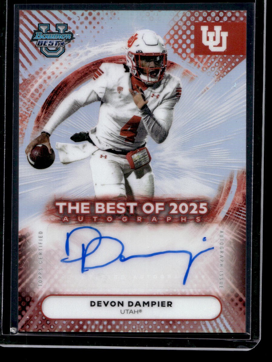 2025 Bowman University Best #BOA-DD Devon Dampier Best Of 2025 Autographs
