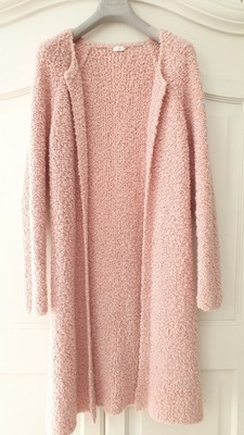 Luxus IL GUFO Strickmantel 14 A Anni 158 164 170 Mohair Bouclé Strickjacke rosa