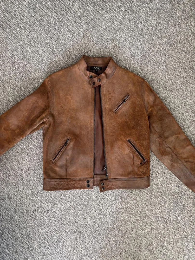 APC Leather Outer Shell Coats, Jackets & Vests for Men for Sale
