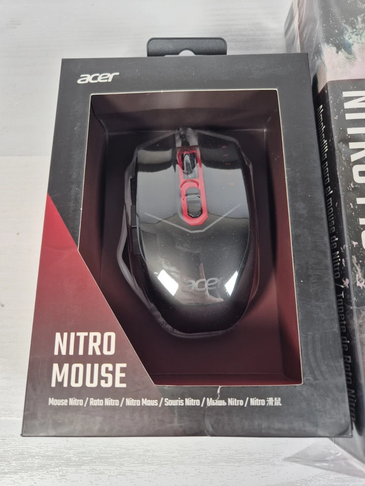 Acer Nitro Gaming Mouse Including Burst Fire NMW120 New Sealed With MousePad - Image 2 of 4