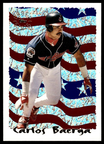 1995 Topps #5 Carlos Baerga BASEBALL Cleveland Indians - Picture 1 of 2