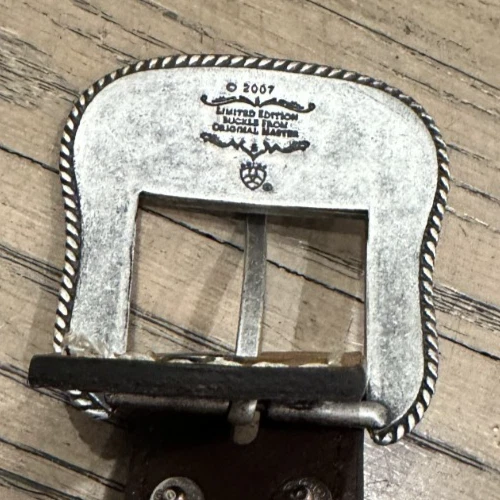 Cinturón Ariat Mujer XL Western Edición Limitada 07 Hebilla Extraíble Cuero Genuino Foto 3 de 4