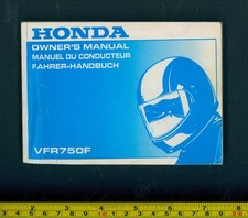 Honda VFR750F RC36 Owners Manual (1995) Factory Riders Book VFR 750 F FS GJ63