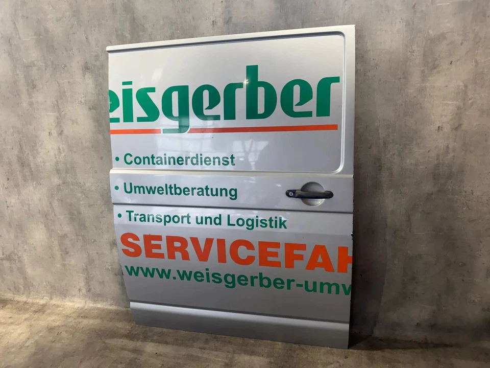 VW T5 Transporter Caravelle Schiebetür Seitentür ohne scheibe silber rechts - Bild 2 von 4