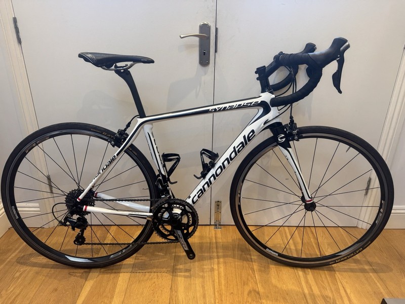Cannondale Synapse 5 105 All Carbon 51cm, White Road Bike