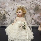 Vintage (50's), Madame Alexander, 8" Wendy -Kins Bride Doll with Original Box