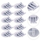  10pcs Rotatable Wall Hooks No Punching Wall Hooks Bathroom Towel Plastic Wall