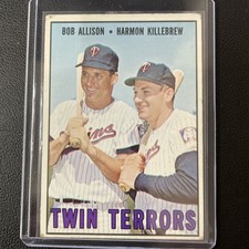 1967 Topps - Harmon Killebrew, Bob Allison #334 Bob Allison, Harmon Killebrew