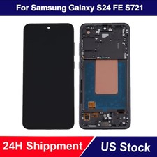 TFT For Samsung Galaxy S24 FE S721U/U1 LCD Display Touch Screen Frame Assembly