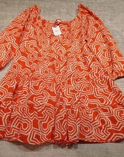 NEXT Dress Size 18 RETRO  A Line Fit & Flare  beach party Holiday tp105#
