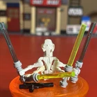 2007 Lego Star Wars General Grievous Minifigure  Torso, Head, 3 Arms, 7656
