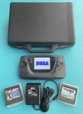 Sega Game Gear, Recapped, Stunning XL HD IPS Screen, Carry Case, 2 Games, PSU