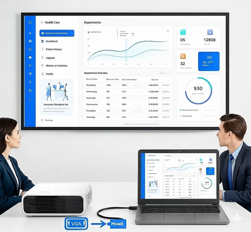 1.8M HDMI to VGA 1080P 60Hz Cable for PC Laptop Monitor PS3 XBox 360 Raspberry P - Image 3 of 4