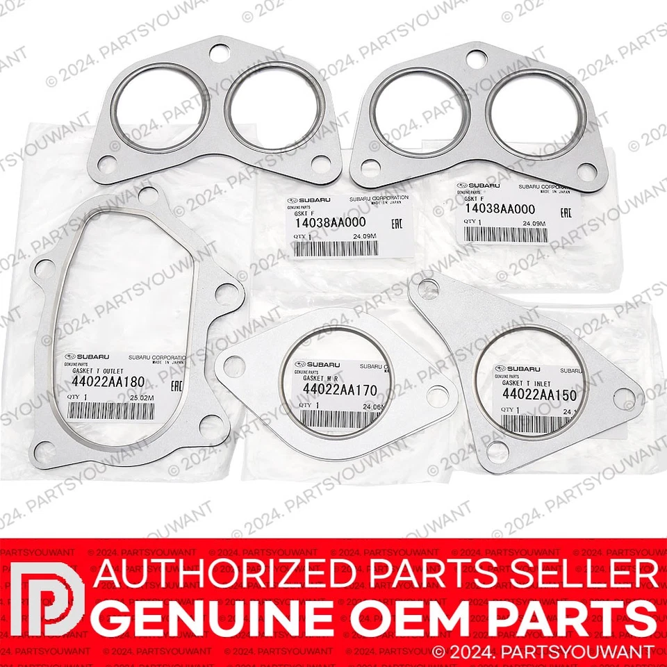 GENUINE Subaru Impreza WRX STi OEM Up Down Pipe Turbo Manifold Exhaust Gasket - image 2 of 4