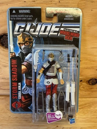 Gi Joe Pursuit Of Cobra POC Storm Shadow Sealed New Whirlwind Kick US Card