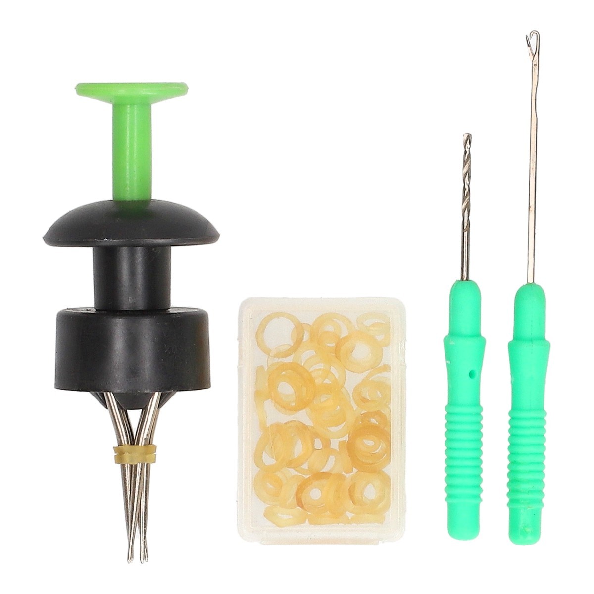 Набор для наживки Angelspezi Bait Bander Набор для наживки Boiliebohrer Ködernadel