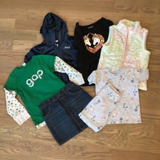 Girls 5T & 5/6 Clothing 7 Piece Lot - Juicy Couture, Lands' End, healthtex, Gap