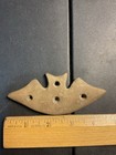 INDIAN ARTIFACT WINGED GORGET PENDANT-4 HOLE-SLATE-FOUND IN BARREN COUNTY,  KY — photo 4