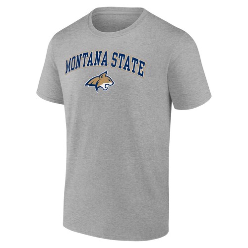 Men's Heather Gray Montana State Bobcats Campus T-Shirt - Bild 2 von 3