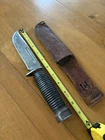 RARE Vintage WW2 CaseXX 337-6"Q Military Combat Fighting Knife W/Sheath!