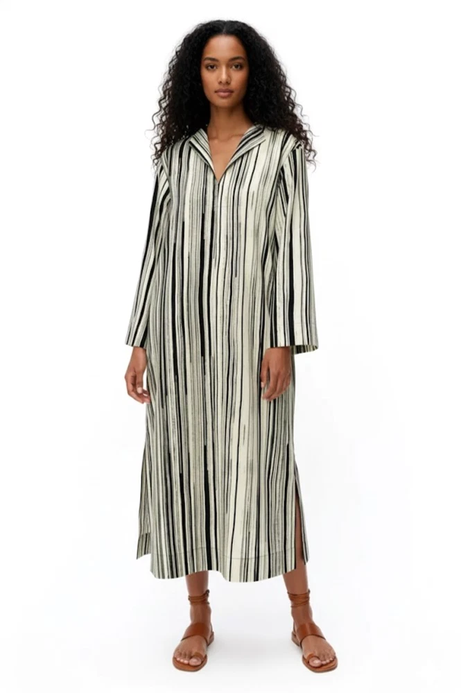 chinese dress ladies Rare Vintage Marimekko 'Melooni' Dot Print Wrap Halter Dress – Muse main image 0