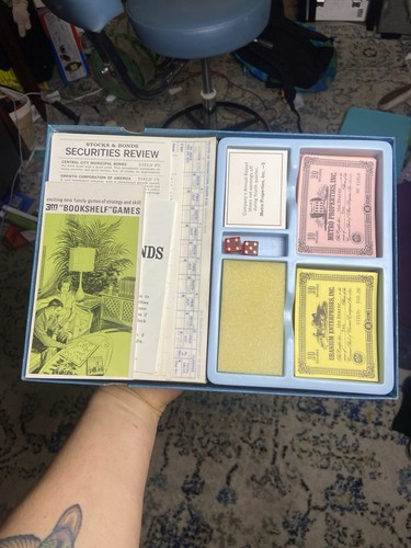 Vintage 1964 Stocks & Bonds 3M Bookshelf Board Game Complete Investment Trading - Picture 8 of 9