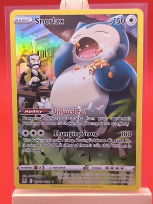 Snorlax TG10/TG30 Lost Origin Trainer Gallery Ultra Rare Pokemon