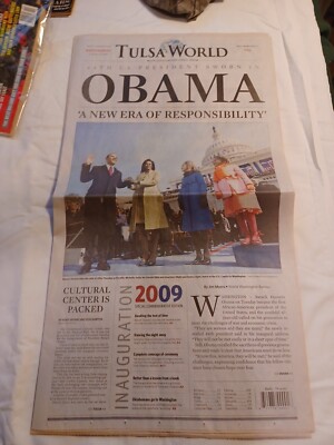 Tulsa World Obama Inauguration 2009 Special Commemorative Edition