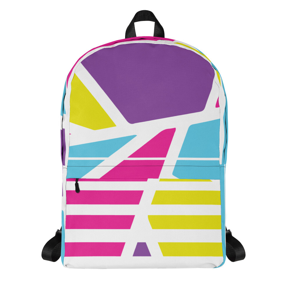 Retro 80s 90s Backpack | Vibrant Retro backpack | Bac… - Gem