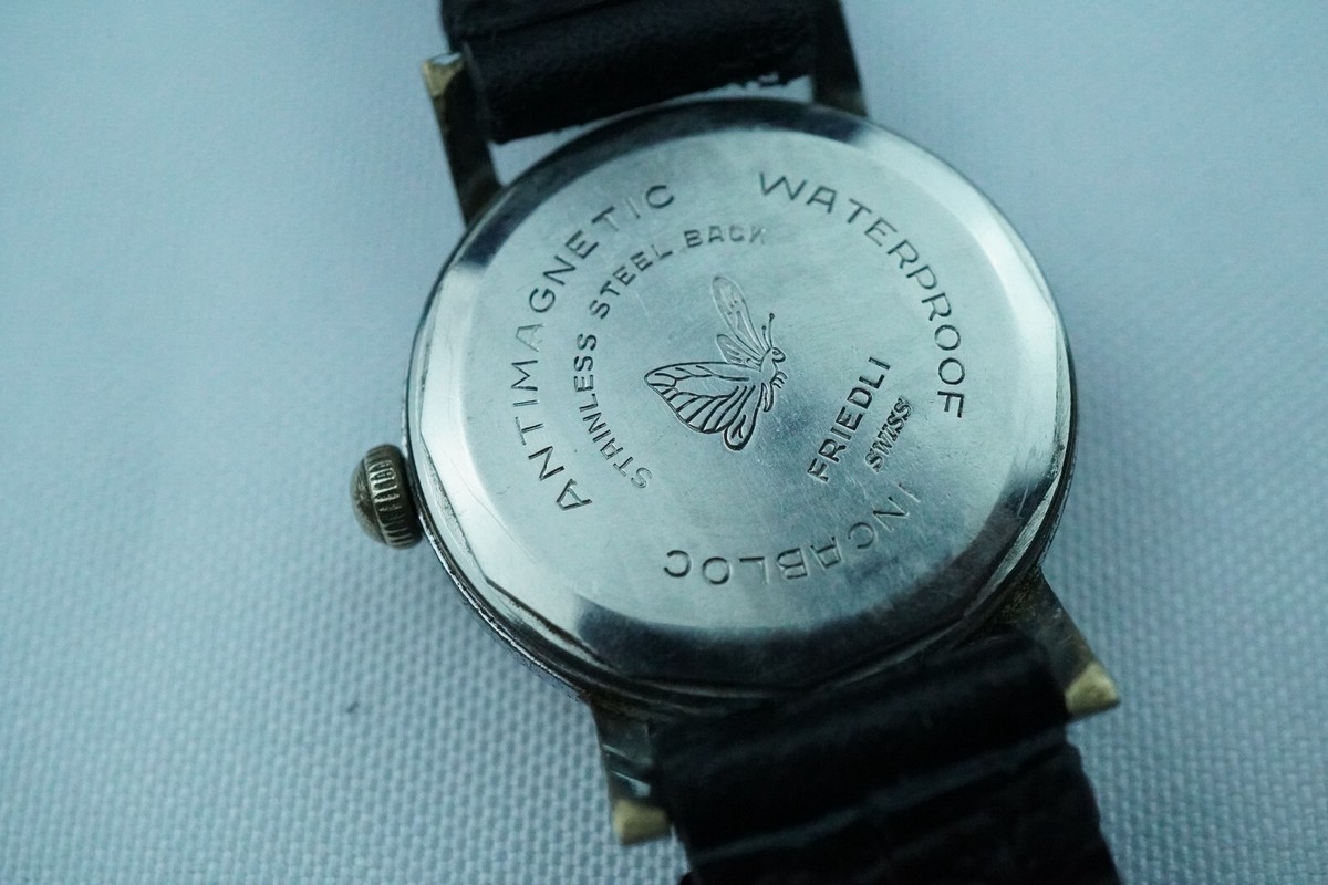 VINTAGE FRIEDLI 17 JEWELS WATERPROOF ANTIMAGNETIC MANUAL SWISS 