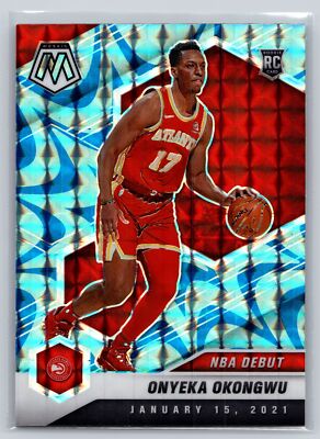2020-21 Panini Mosaic #274 Onyeka Okongwu Mosaic Reactive Blue | eBay