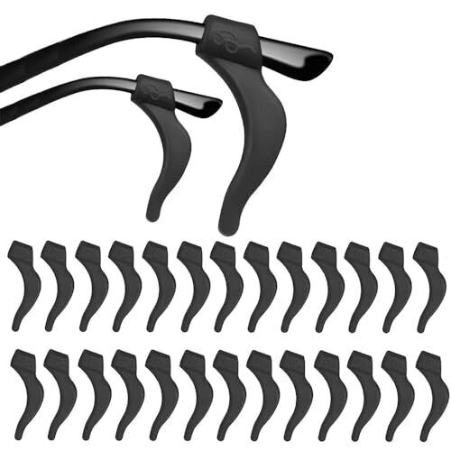 Eyeglasses Ear Grips, Anti-Slip Elastic Comfort Glasses Retainers for Black - Picture 1 of 6